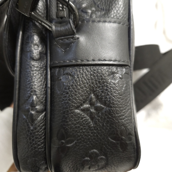 Louis Vuitton S Lock Messenger Bag Monogram Taurillon Leather Black - Picture 9 of 9